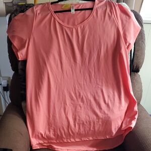 TEE #028 LuLaRoe Coral Short Sleeve Tee